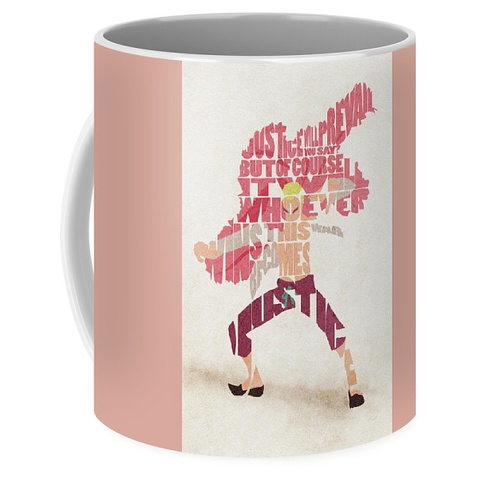 Mug Cangkir Donquixote Doflamingo Typography Art