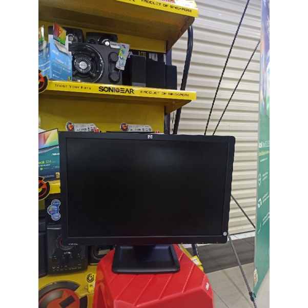 Led monitor Hp 22 inc full widescreen mantap