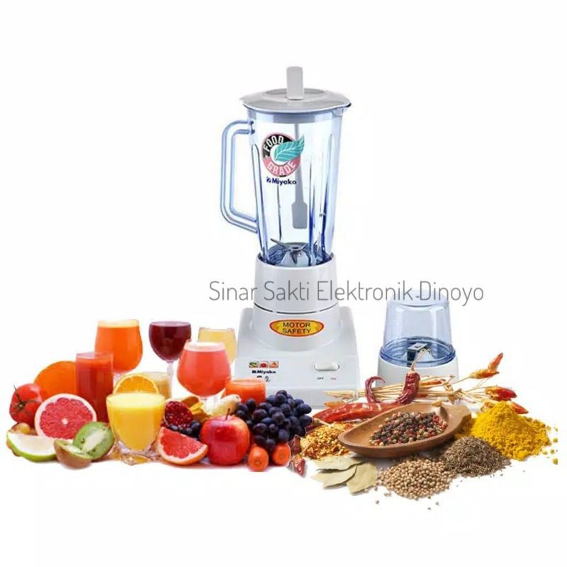 Blender Miyako BL 101 PL 2 in 1 - Blender Plastik Miyako BL101PL