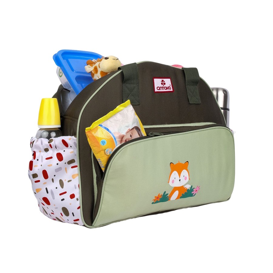 Cintaka Tas Bayi Besar Saku Print Fox Series - CBT 2851