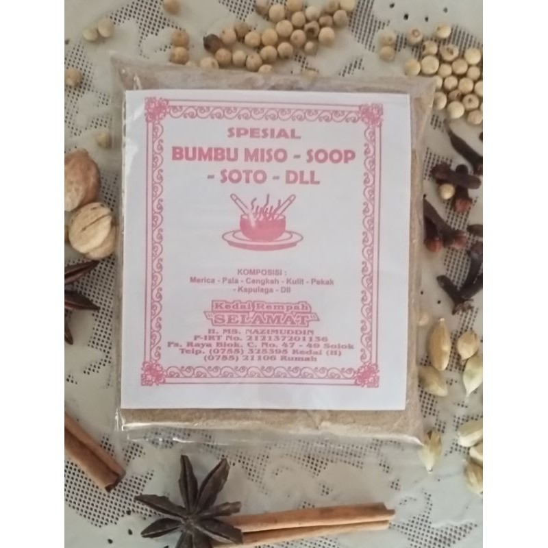 

Bumbu sop,miso,soto/rempah halus
