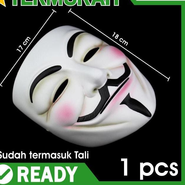 【COD】 topeng anonymous vendetta pesta mask party v for guy fawkes hacker peretas