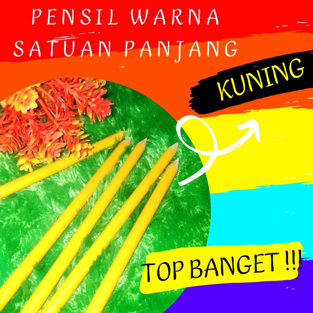 

Pensil Warna Panjang Satuan Kuning Panjang Mewarnai Hadiah Menggambar Pencil Warna Terpisah Rekomendasi Anak - Anak Desain Murah