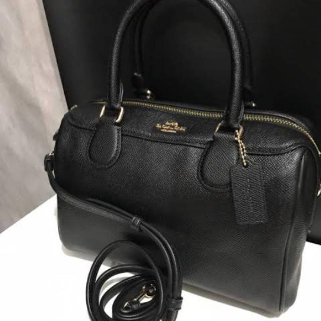 Tas coach hitam ori