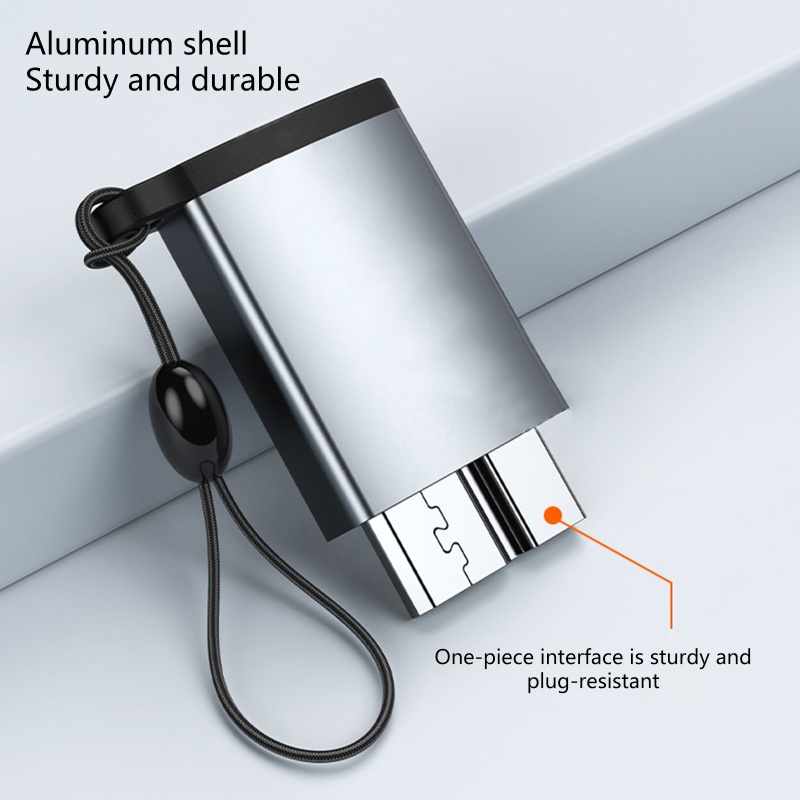 Vivi Adapter Konverter Konektor USB Tipe C Portable Bahan Aluminum Alloy Untuk Male