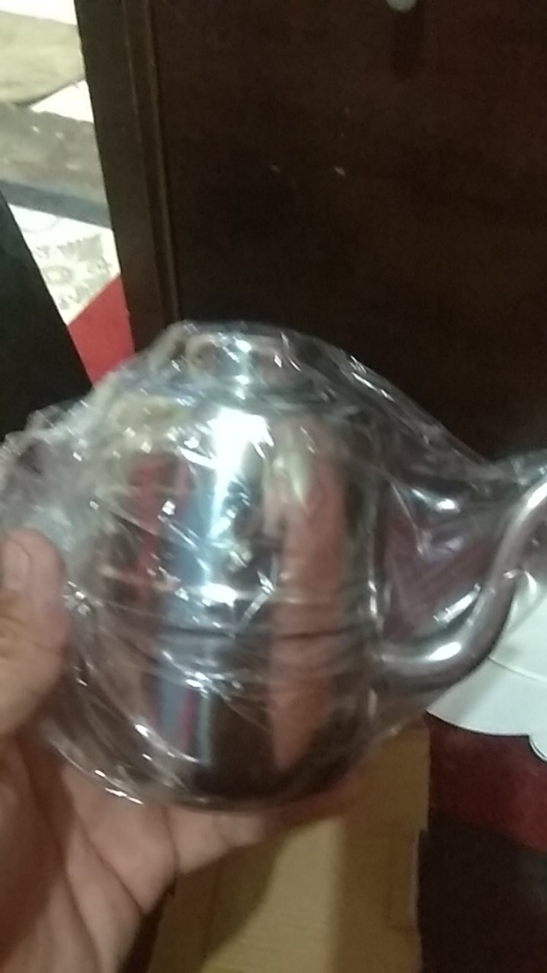 Teko Kopi Mini Leher Angsa 14 Oz / Coffee Pot Olive Kettle Goose Neck 400ml