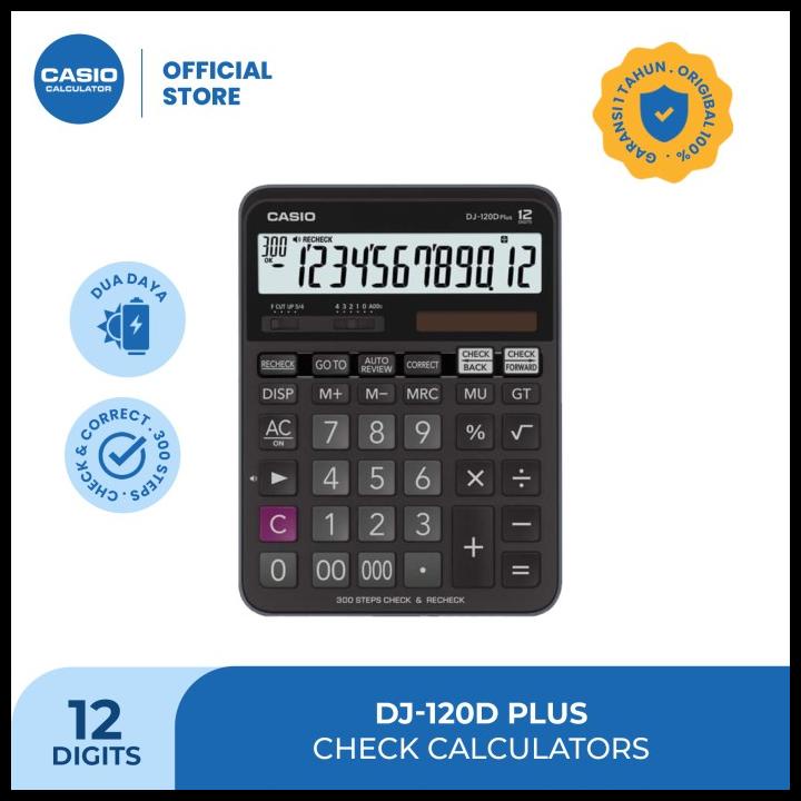 

Casio Calculator Dj-120D Plus