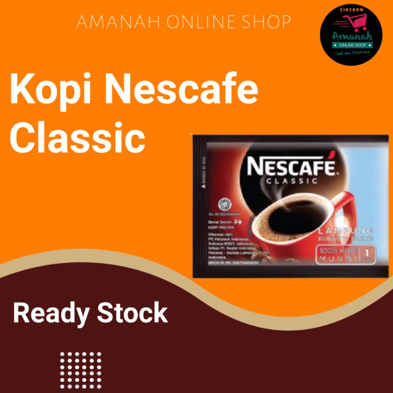 

Nescafe Classic Kopi Sachet 2gr