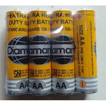 Baterai AA A2 ABC DYNAMAX Untuk mobil remot,Mainan Remote, jam Dinding, DLL ISI 4 PCS