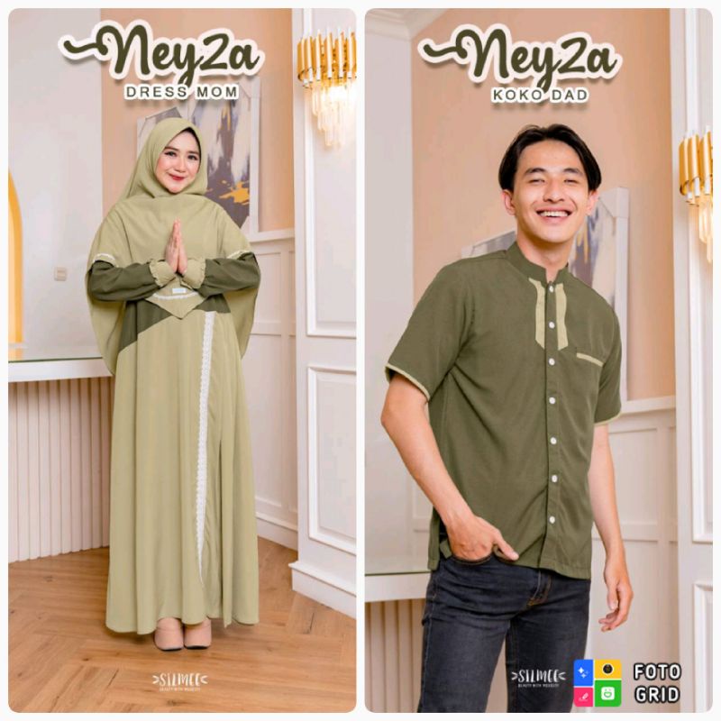 BAJU COUPLE PASANGAN || Couple set Neyza by Silmee ( Mom & Dad)