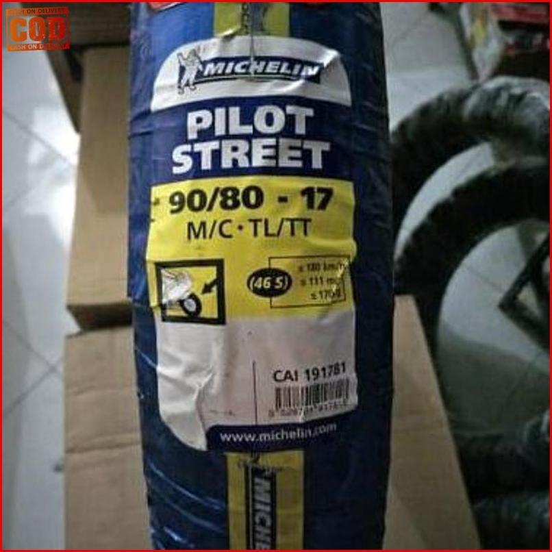 Ss˜ Michelin Pilot Street 90/80-17 Tubeless {