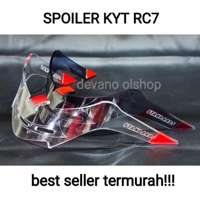 spoiler helm kyt R10 / kyt RC7 RC seven model gpr
