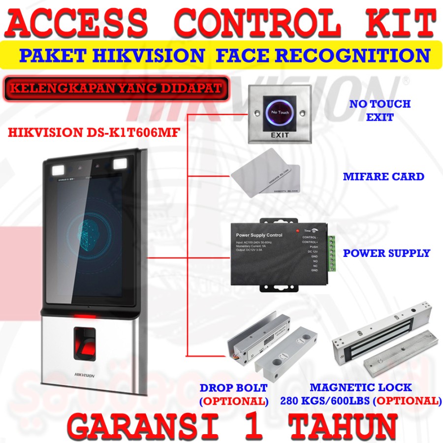 KUNCI PINTU DIGITAL / DIGITAL DOOR LOCK / FACE + FINGER PRINT