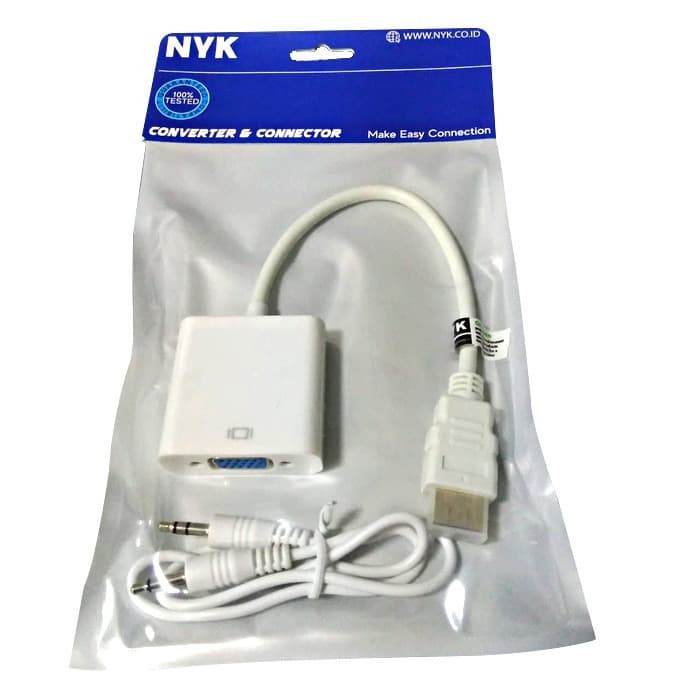 NYK Converter HDMI to VGA + Audio