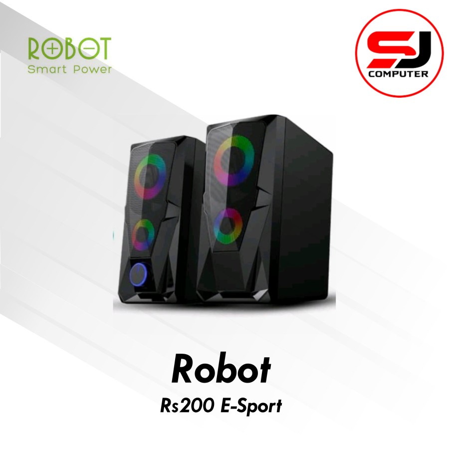 SPEAKER ROBOT RS200/Speaker Laptop/Speaker Robot RS200 E-Sport