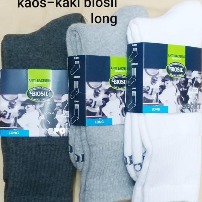KAOS KAKI BAKTERI BIOSIL LONG - Putih