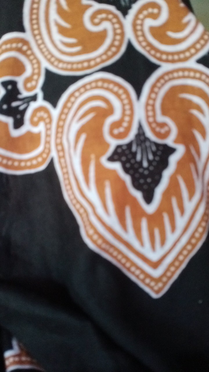 Batik Gamis Cardy Modang Ukuran Standar - Jumbo