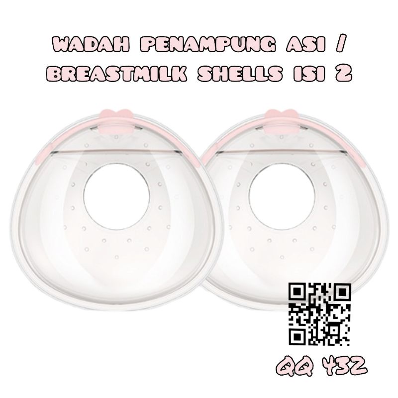 [New Item] Breastmilk shells isi 2pcs Wadah penampung tetesan ASI bahan silica gel breastpad Milk Collector Shell Breast shell milk saver