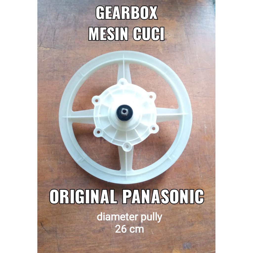 Gearbox Gear Box Mesin Cuci 2 Lubang Panasonic Original AS Kotak
