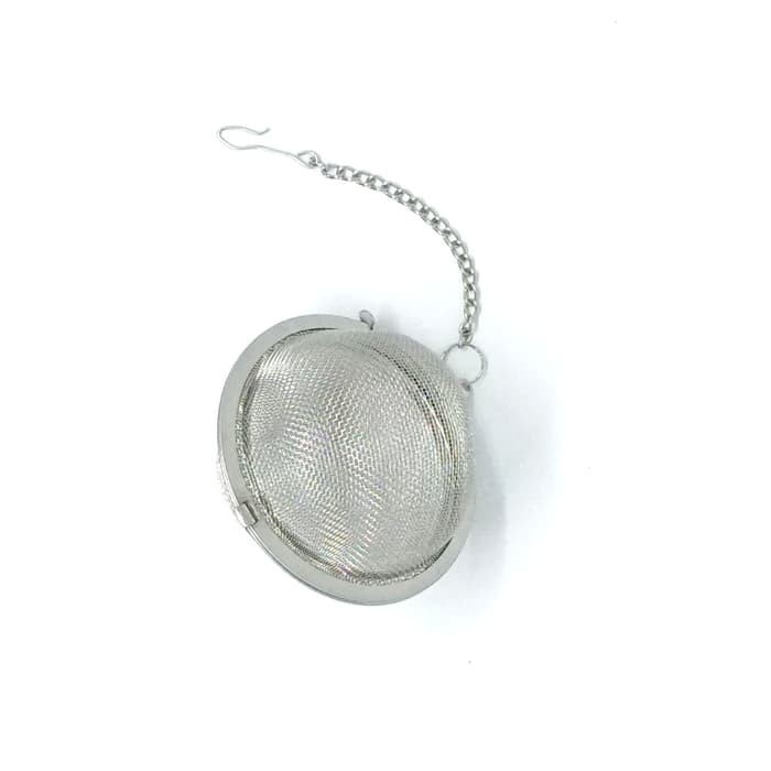 

Tea Ball Strainer Infuser Stainless Chain Saringan Teh Bulat 6.5 cm