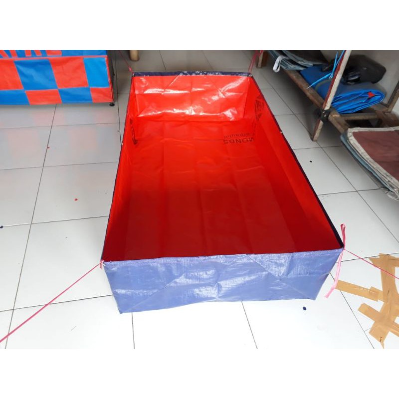 terpal kolam ikan TYPE A5 ukuran (140×70×30)