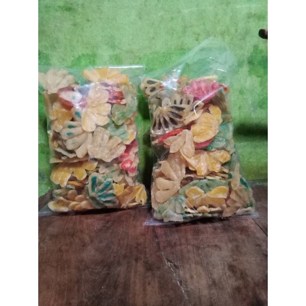 

krupuk kentang 5 jari mentah