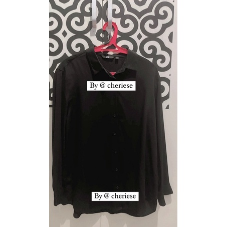 UNIQLO Rayon Long Sleeve Shirt (Preloved)