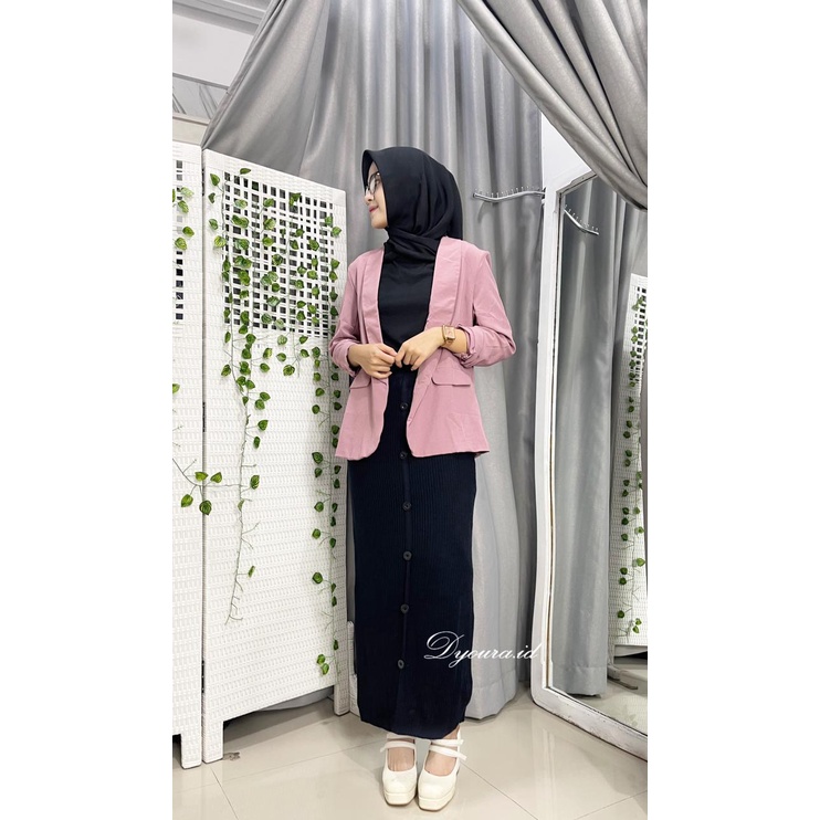 rok rajut kancing depan by dyoura