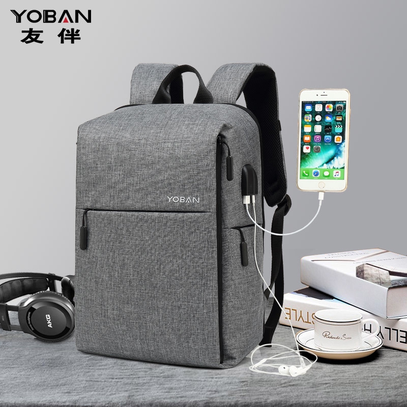 Tas Ransel Pria Usb Package Waterproof Oxford Draper Wu Computer Leisure Time Male Package Both