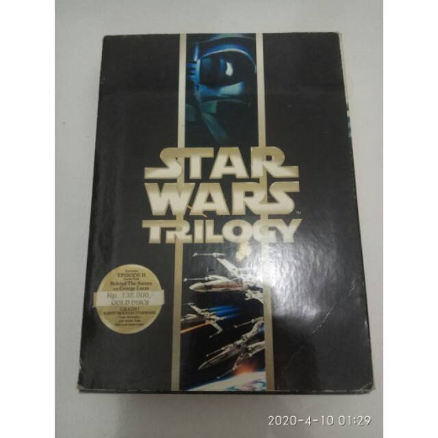VCD Original "STAR WARS TRILOGY' Isi 3 Film