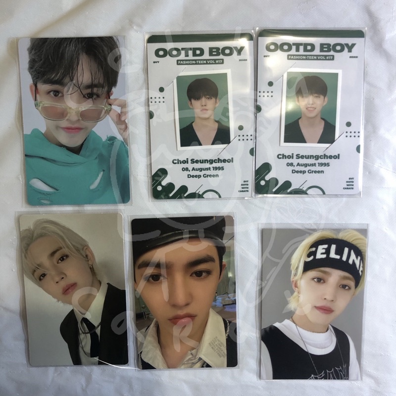 PC SCOUPS SEUNGCHEOL SEVENTEEN ATTACCA MEMBERKIT SG2022 SEASONS GREETING