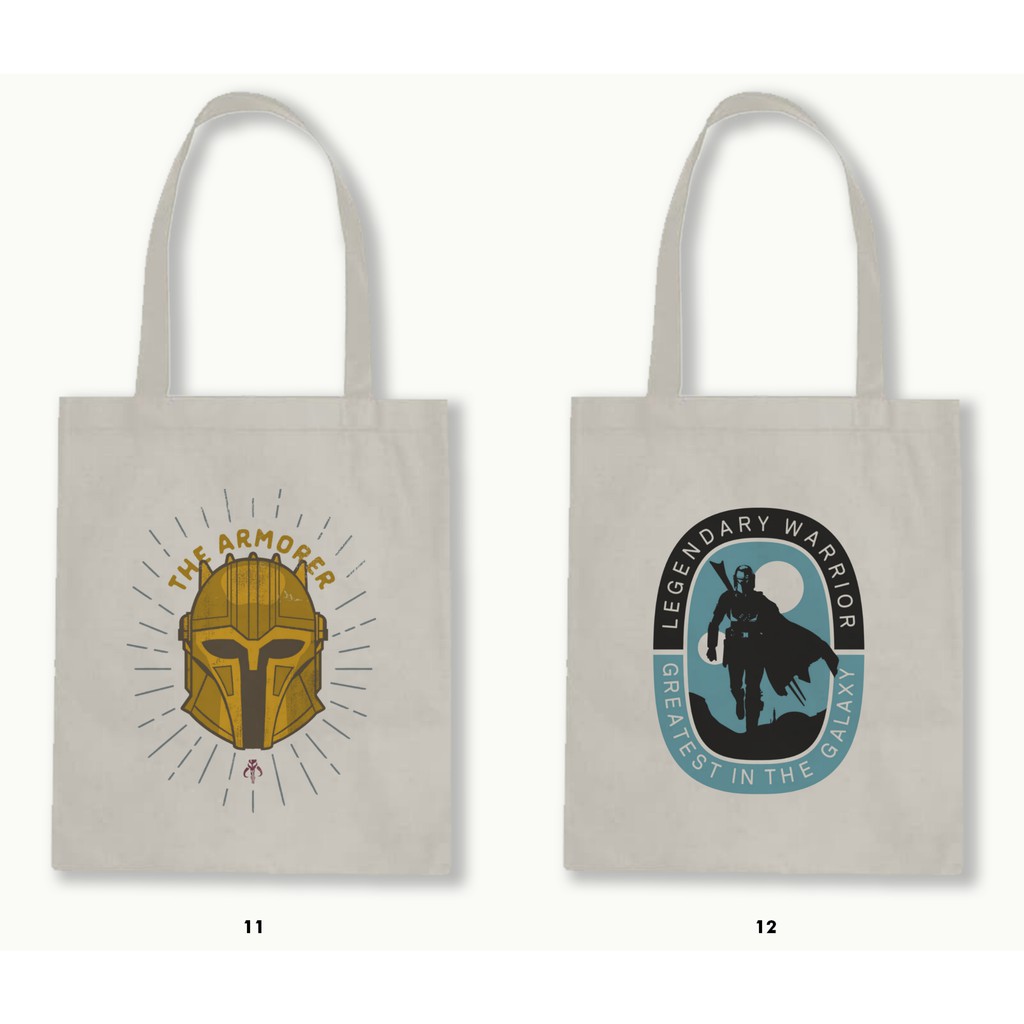 TOTE BAG BLACU 30X40 - THE MANDALORIAN