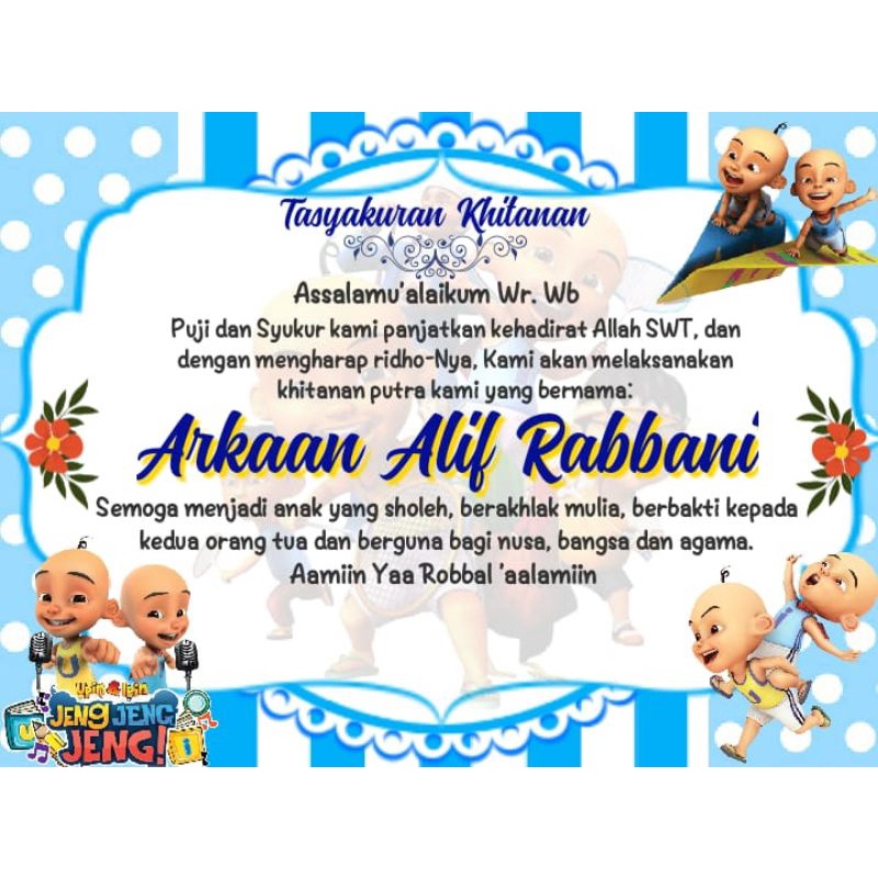 stiker nasi box aqiqah n ulang tahun