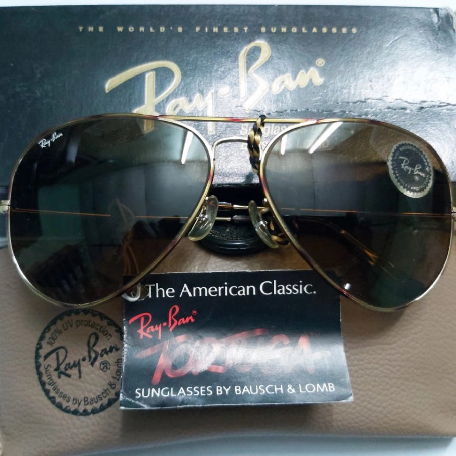 kacamata Rayban bl usa tortuga original vintage