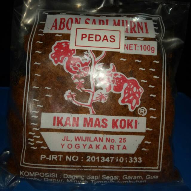 

Abon sapi murni cap ikan mas koki 100 gr