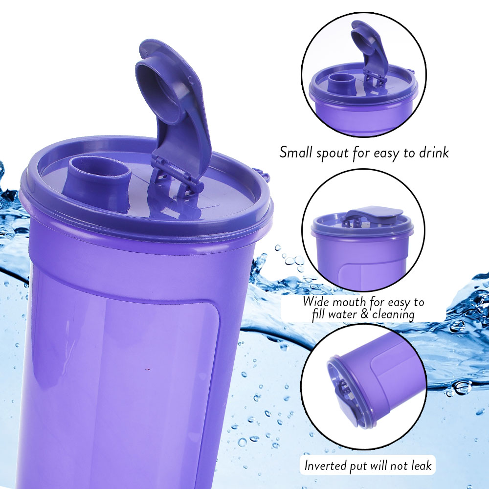 Elianware E-Fresh BPA Free Handy Cool Water Bottle Tumbler (1.1L x 2 Pcs)