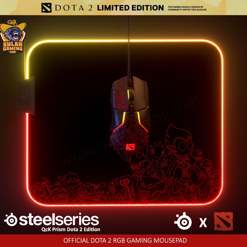 SteelSeries QcK Prism Dota 2 The International 9 Edition