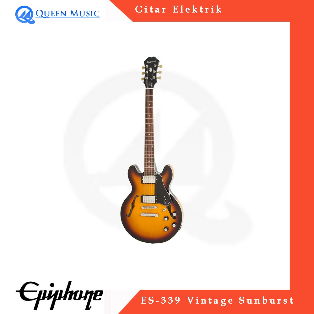 Epiphone ES-339 Semi-hollowbody - Vintage Sunburst
