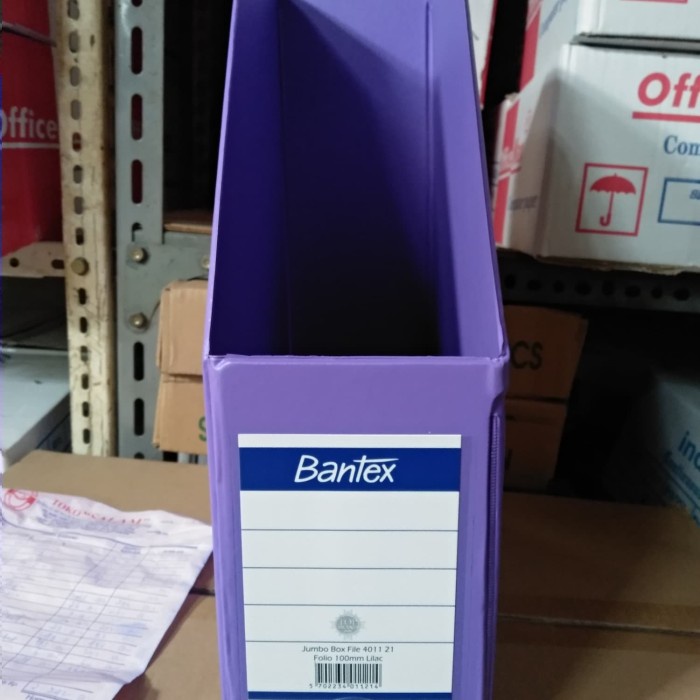 

File-Box- Boxfile Bantex Jumbo 4011 21 ( Lilac ) -Box-File.