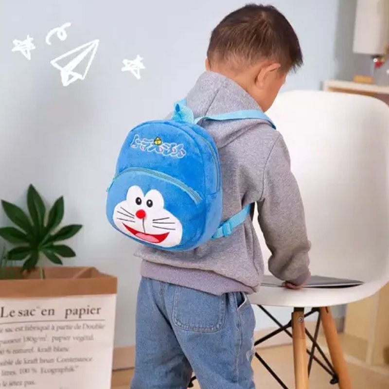 TAS ANAK RANSEL KECIL -  DORAEMON SEKOLAH TK KARTUN LUCU IMPOR LAKI PEREMPUAN COWOK CEWEK MURAH