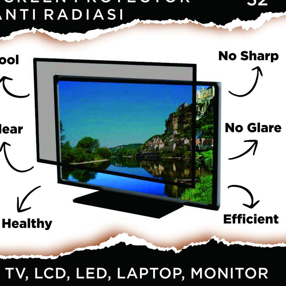 Koleksi Terbaru.. 32" Promo screen protector anti gores kacamata anti radiasi layar lcd led monitor 