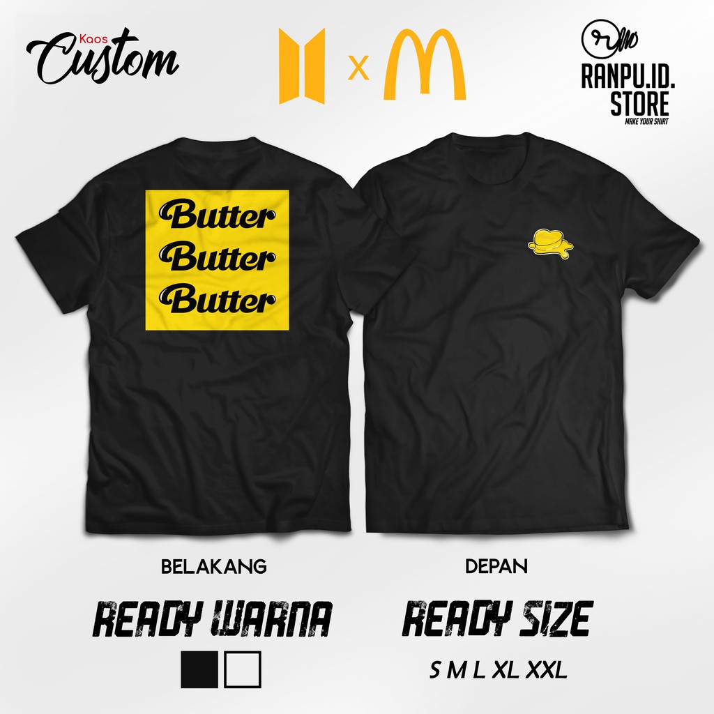 T-Shirt Kaos BTS Butter