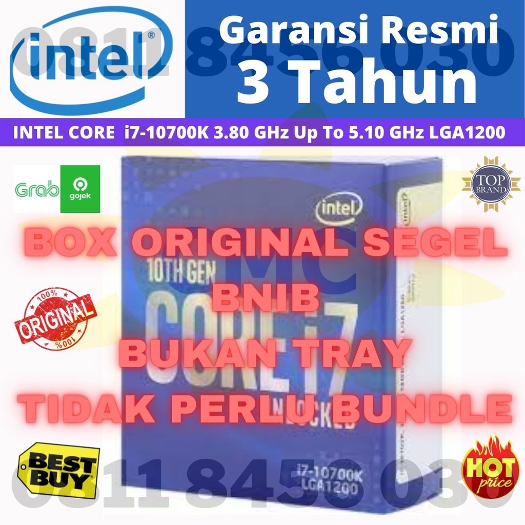 Processor Intel core i7 10700K 3.8 GHz BOX Socket 1200