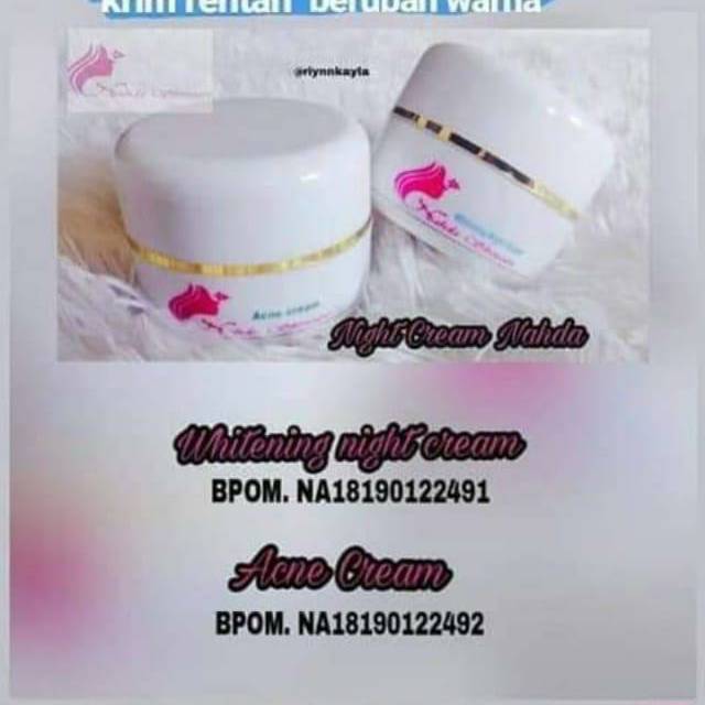 Night Cream Eceran Nahda Skincare