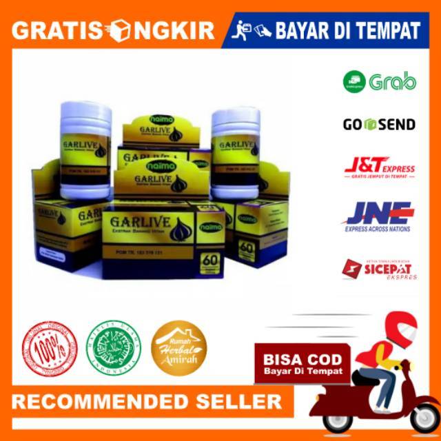 Garlive naima kapsul ekstrak bawang hitam black garlic kolesterol & darah tinggi