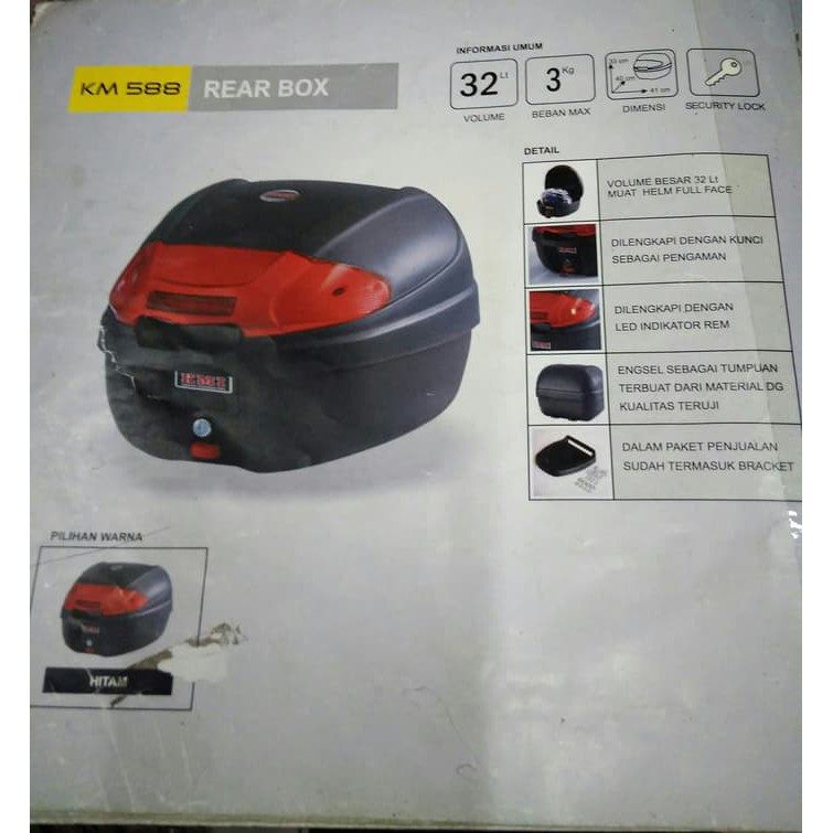 Box Motor KMI 588 (KM-588) / Perangkat Motor / Aksesoris Motor