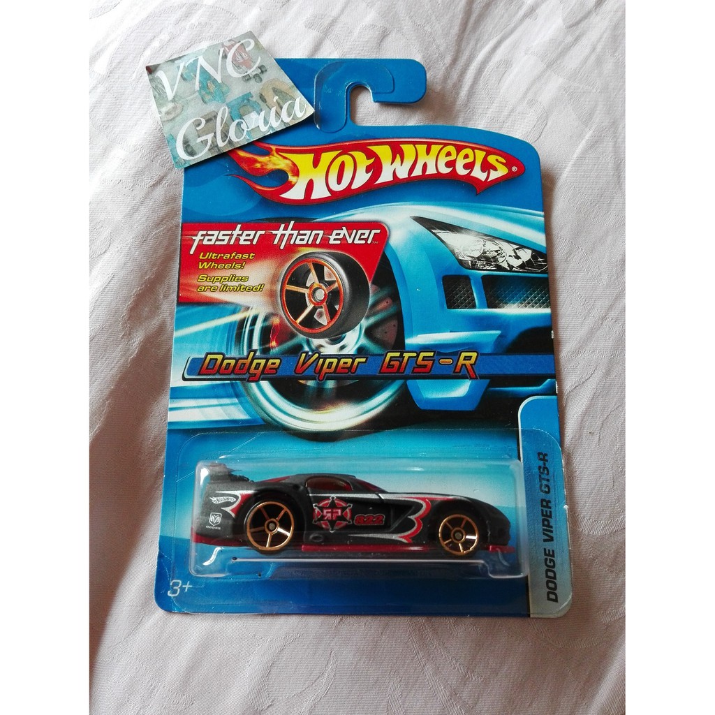 Hot Wheels Dodge Viper GTS R FTE Black  Hotwheels HW Faster Than Ever GTSR Hitam