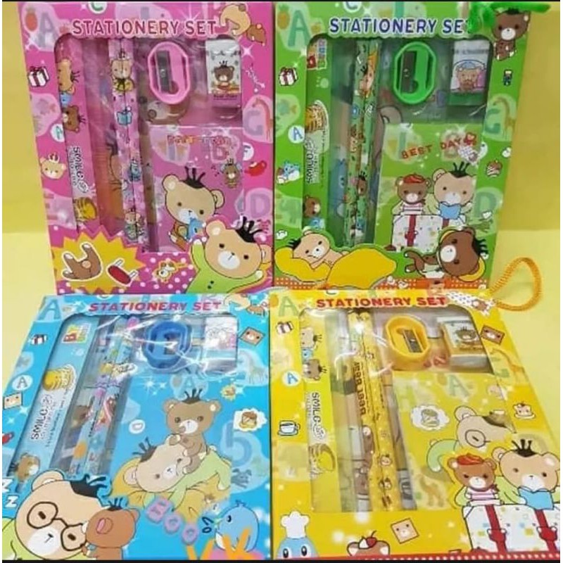 

Paket Alat Tulis Anak Dengan Karater Lucu