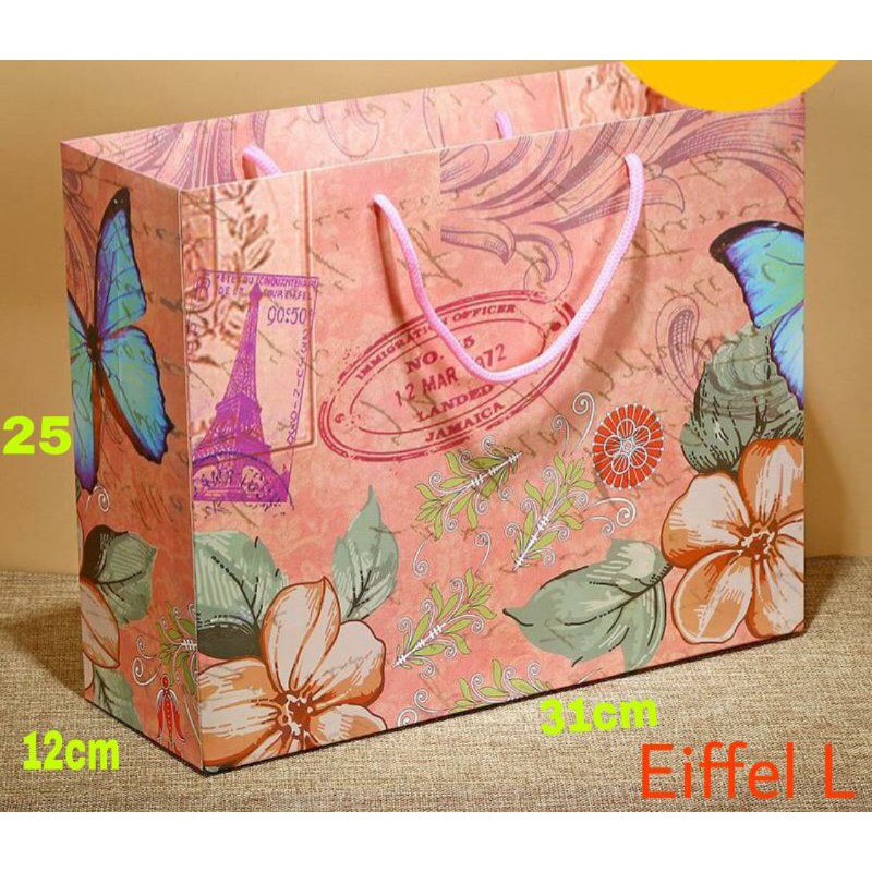 

Paperbag Eiffel Kado / Tas Kertas Hadiah, Gift Bag , Goodie Bag ,Premium Bag