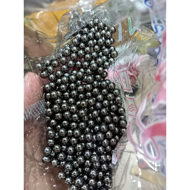 MUTIARA TINDIK HITAM CHROME UKURAN 6MM PER POUND KUALITAS AA